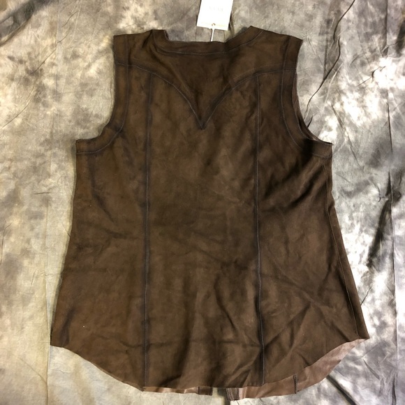 Genuine Leather Vest Michael Ryan - Picture 3 of 5